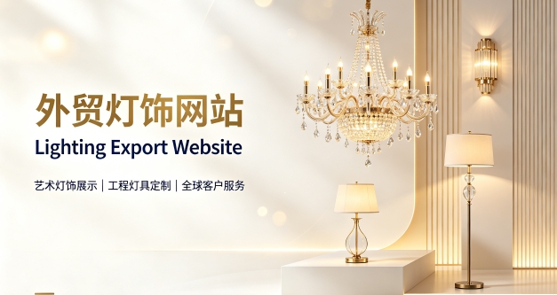 外贸灯饰独立站定制搭建实战案例｜南宫NG28出口企业双语网站建设制作全流程解析