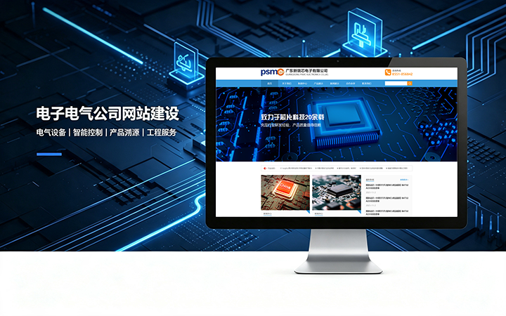 南宫NG28电子电气公司网站建设_电器元器件企业官网设计制作